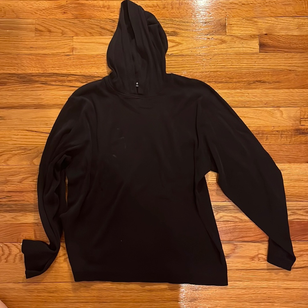 Vintage light black hoodie